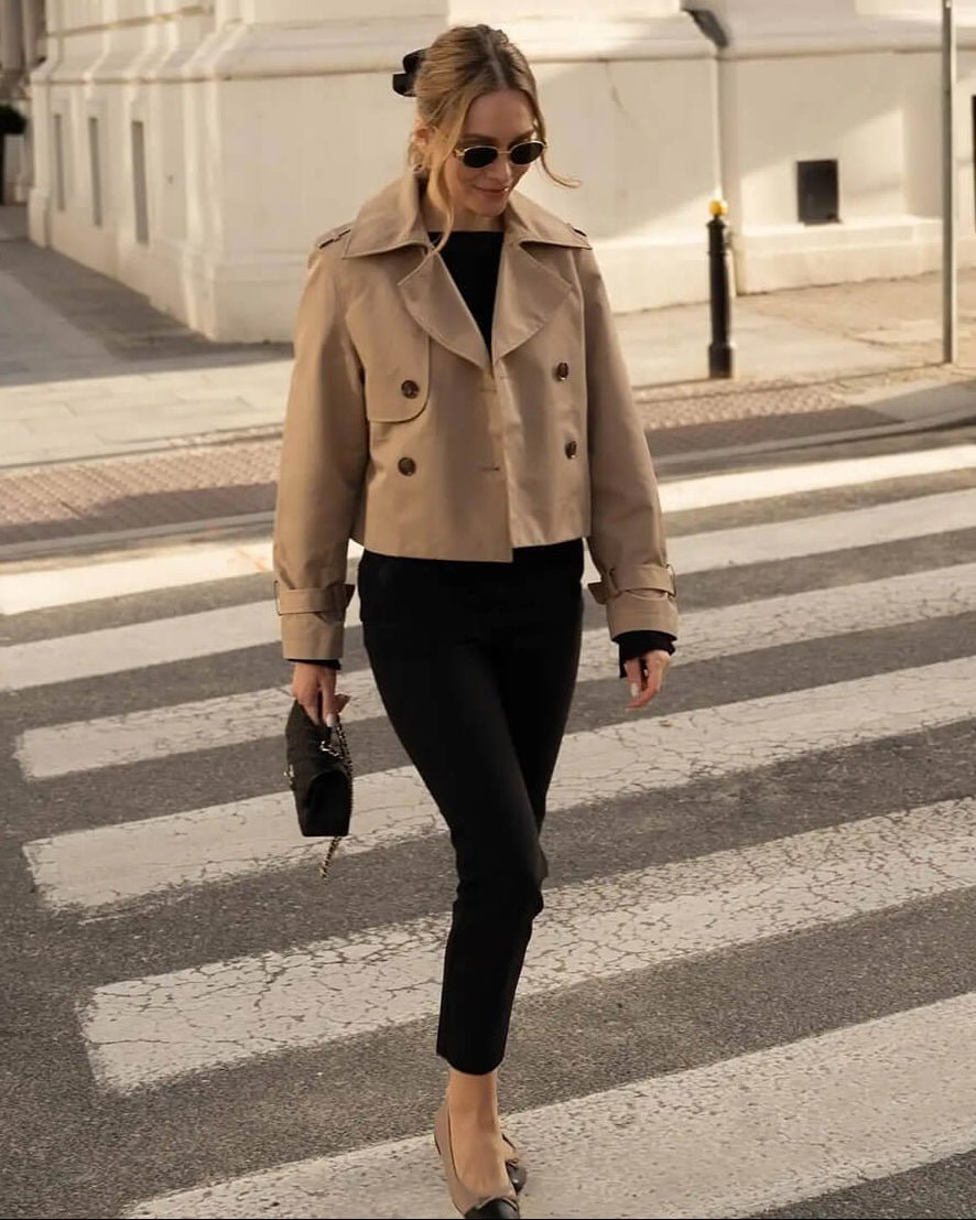 Bellatrix Cropped Trench Coat