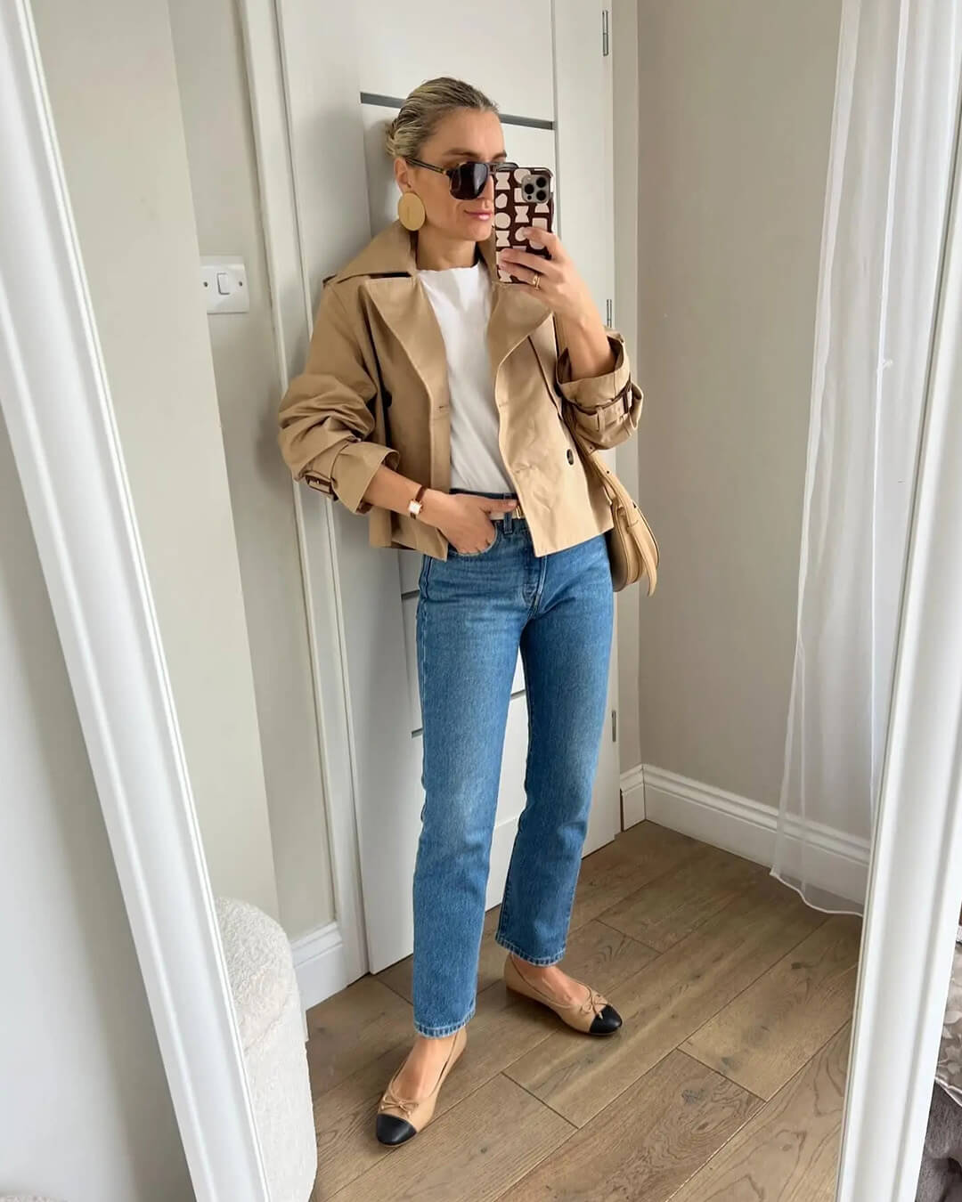 Bellatrix Cropped Trench Coat