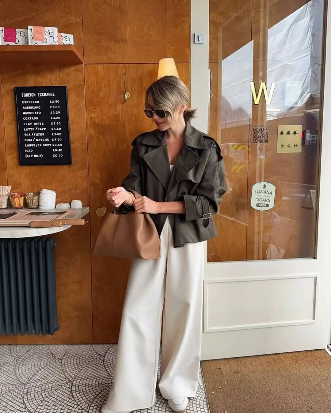 Bellatrix Cropped Trench Coat