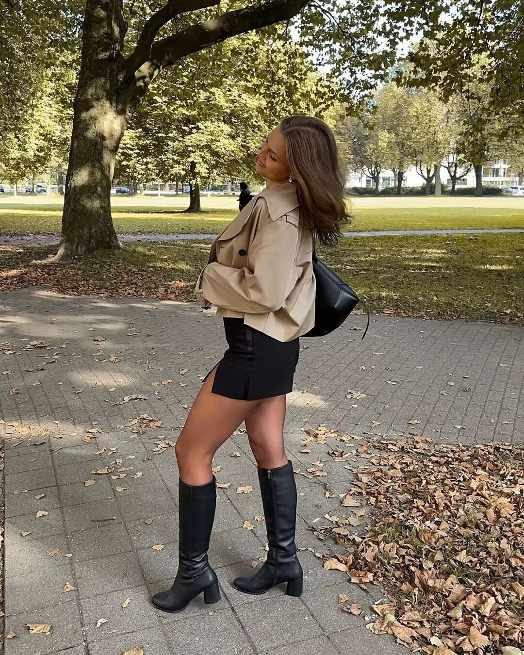 Bellatrix Cropped Trench Coat