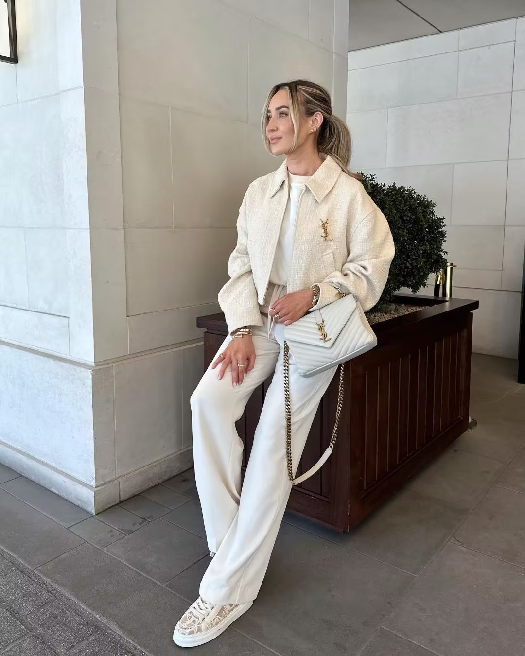 Ciara Collared Boucle Jacket