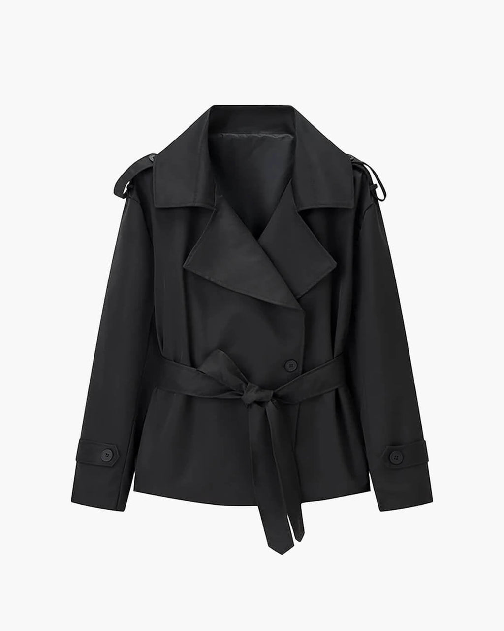Dorothy Lace Up Short Trench Coat