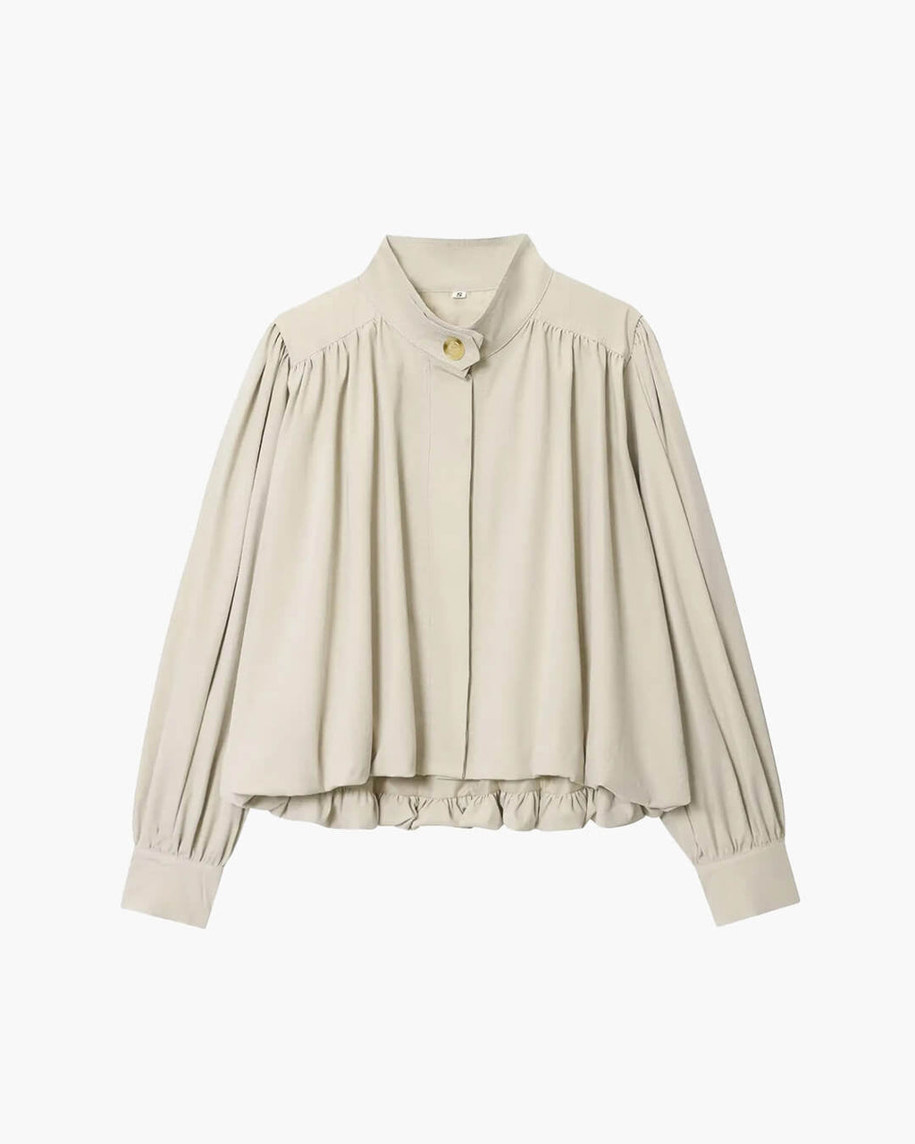 Hilda High Neck Pleated Jacket