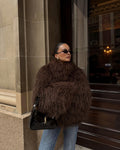 Liza Fuzzy Faux Fur Coat