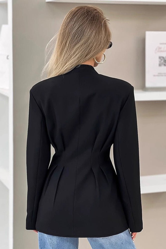 Margarita Pleated Blazer