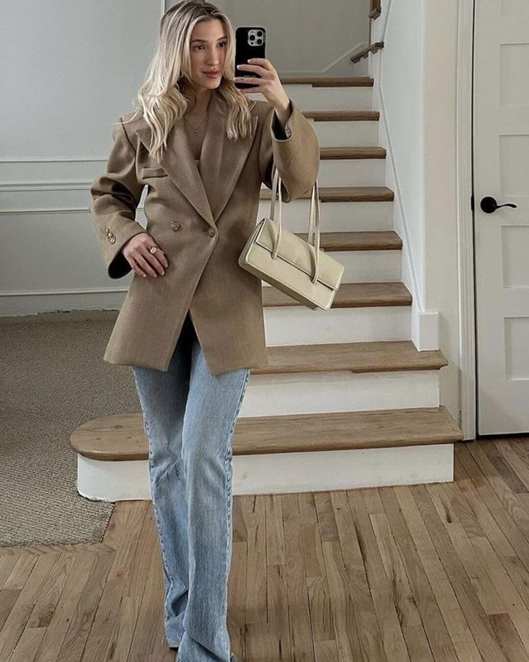 Myrna Notch Lapel Cinched Blazer