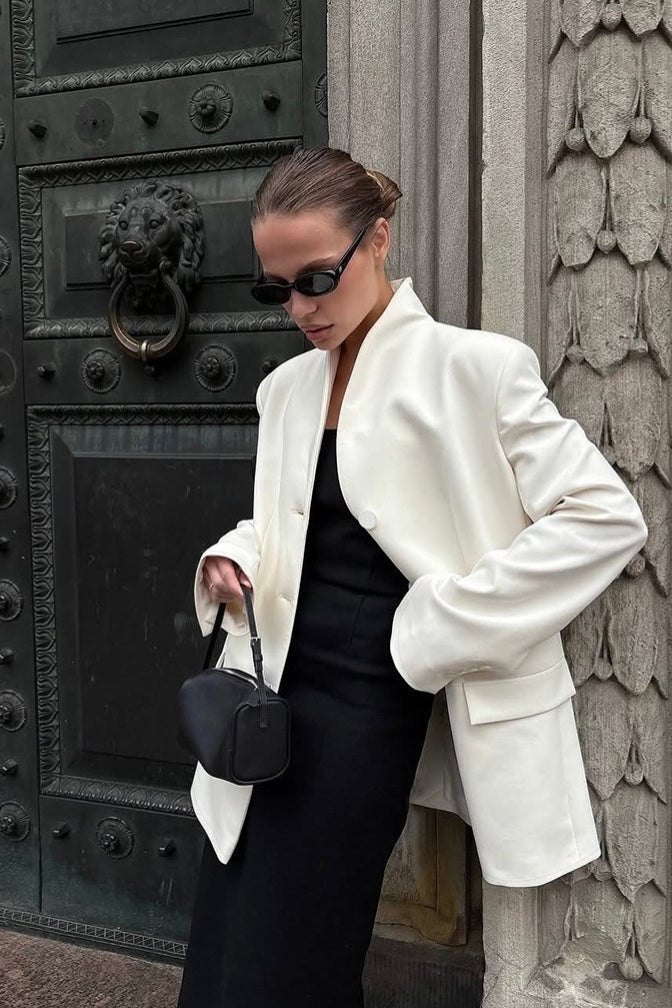 Roxie Stand Collar Blazer