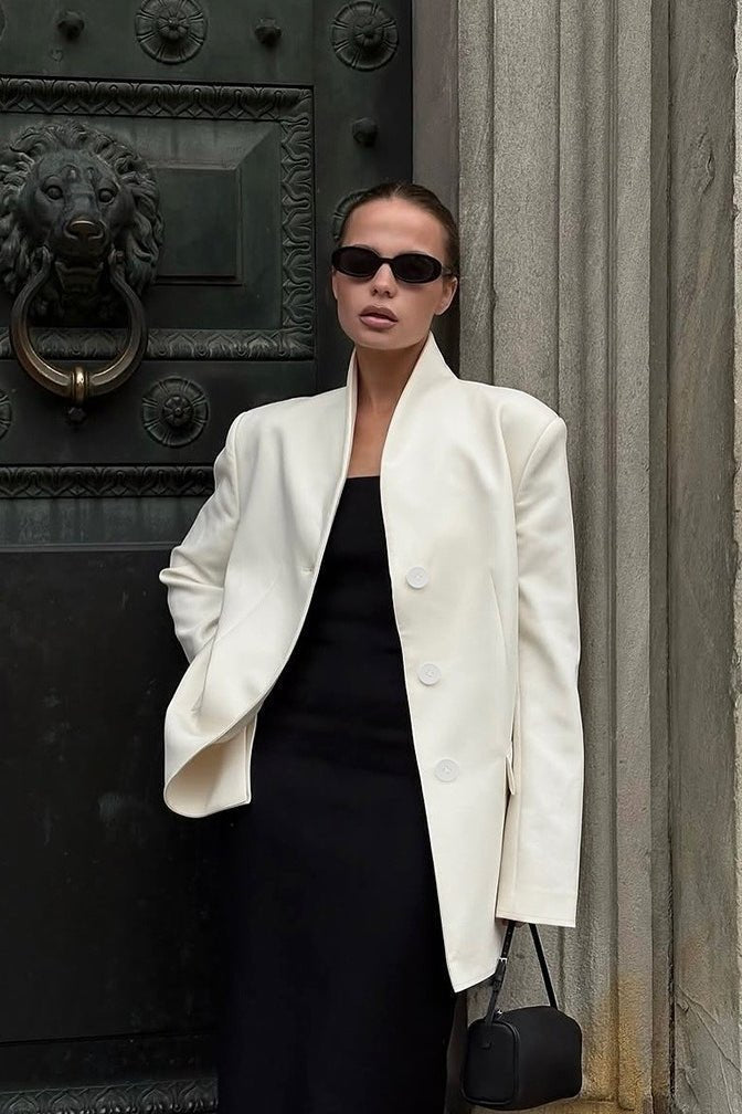 Roxie Stand Collar Blazer