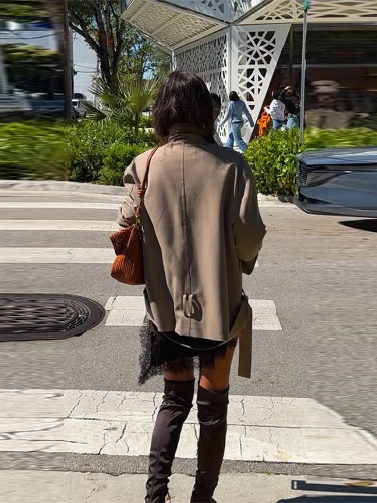 Saddie Belted Short Trench Coat
