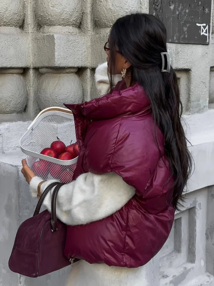 Zarina Dik Yakalı Şişme Yelek Mont