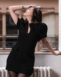 Julia Puff Sleeves Mini Dress