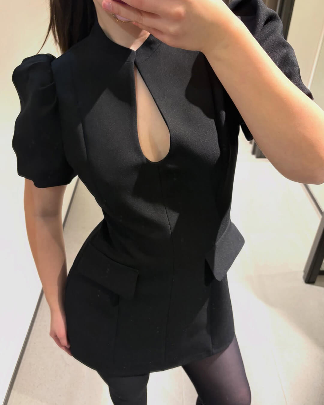 Julia Puff Sleeves Mini Dress