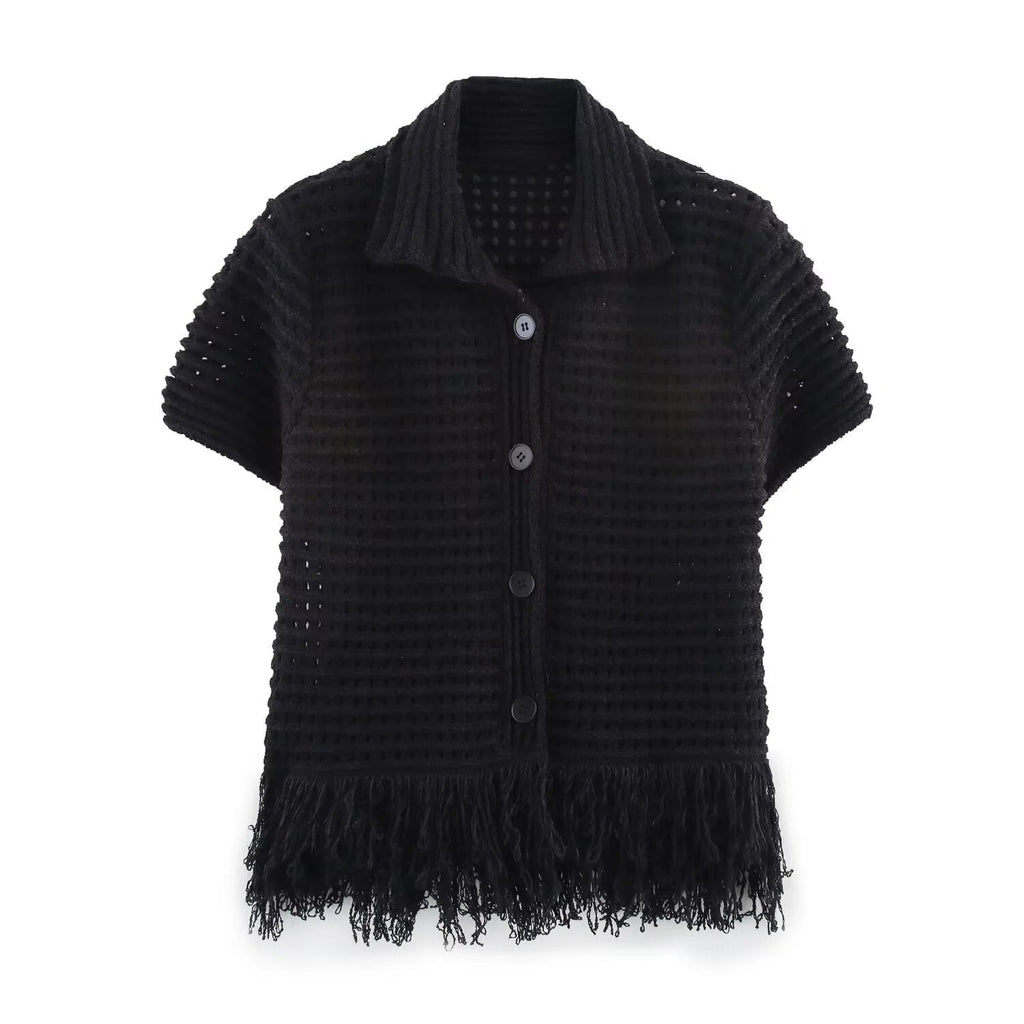 Beatrice Knitted Tassel Skirt Set