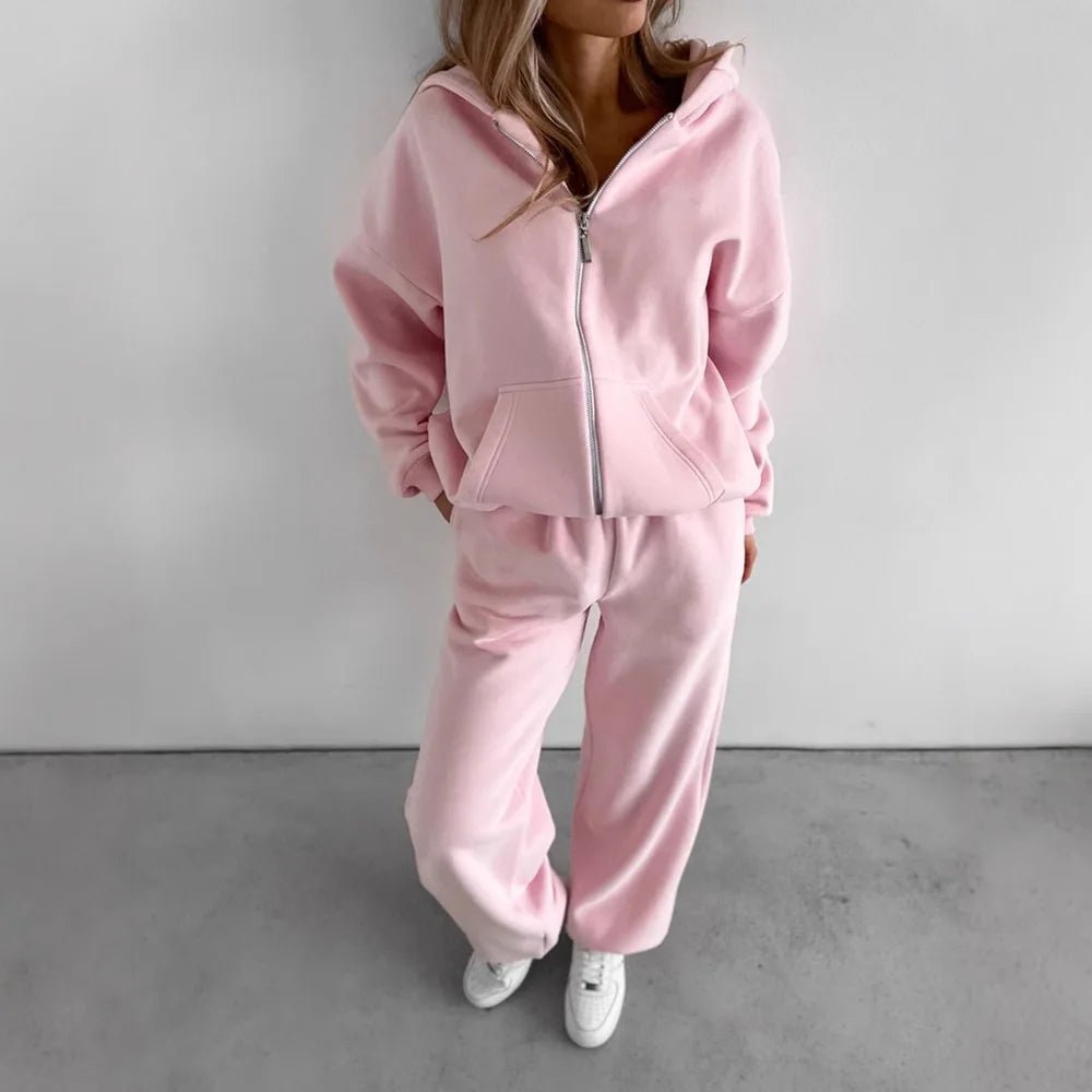 Cecilia Oversize Kapüşonlu Sweatshirt 2 Parça Takımı