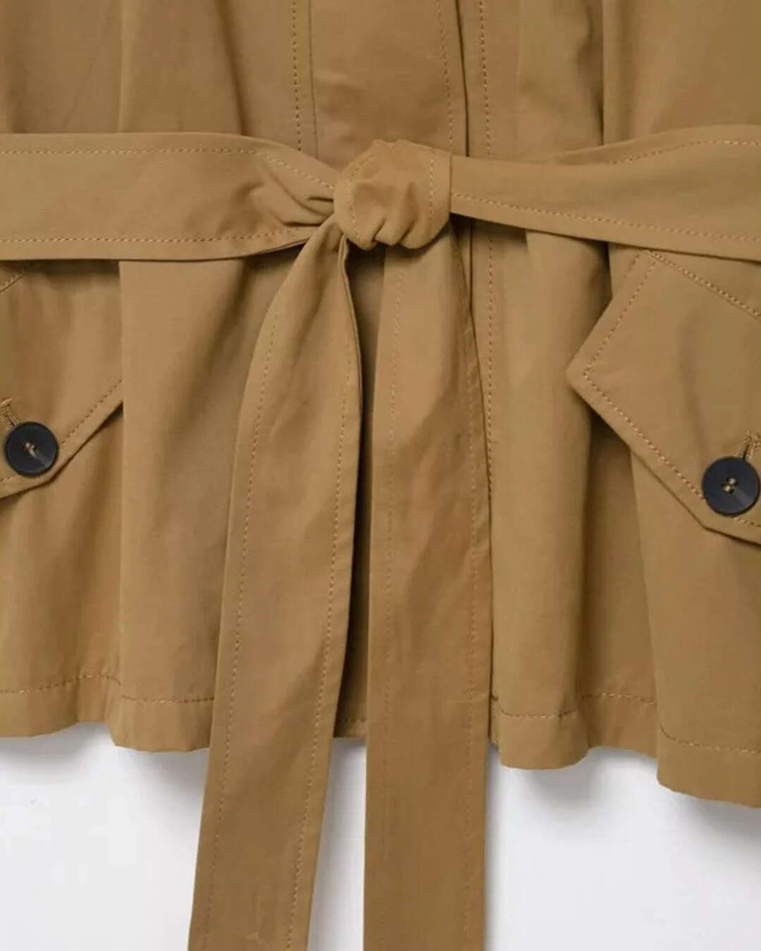 Claire Short Trench Coat Skort Set