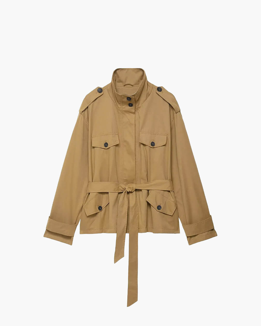 Claire Short Trench Coat Skort Set