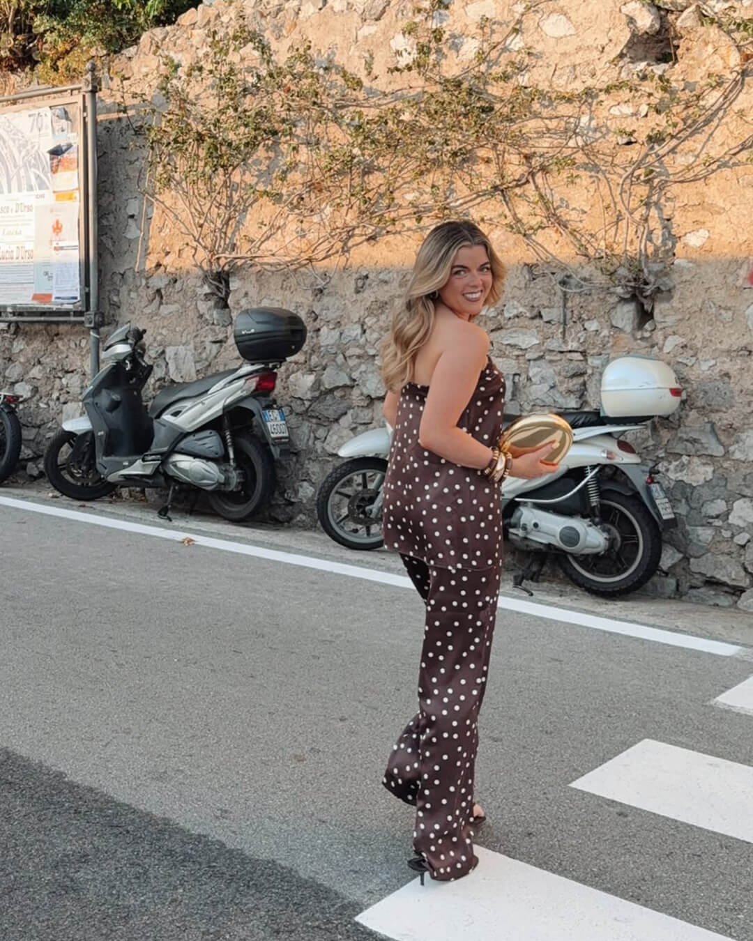 Claudine Saten Bandeau Pantolonlu Takım