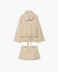 Debra Belted Jacket & Shorts Set