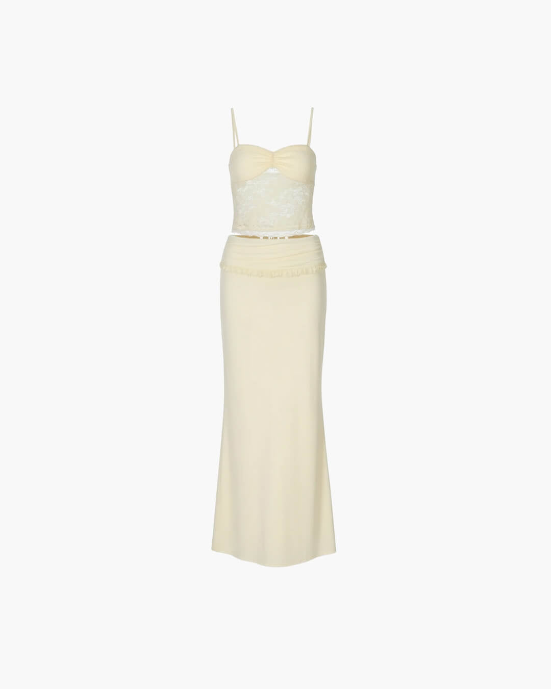 Leanna Lace Maxi Skirt Set