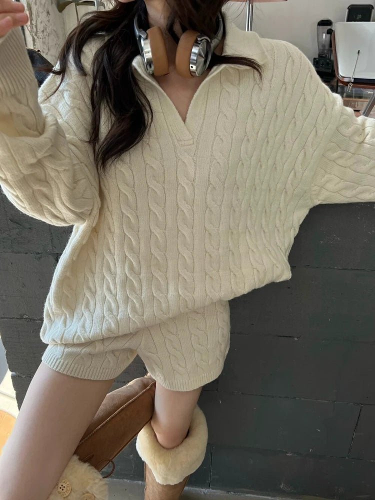 Maureen Knit Polo 2-Piece Set