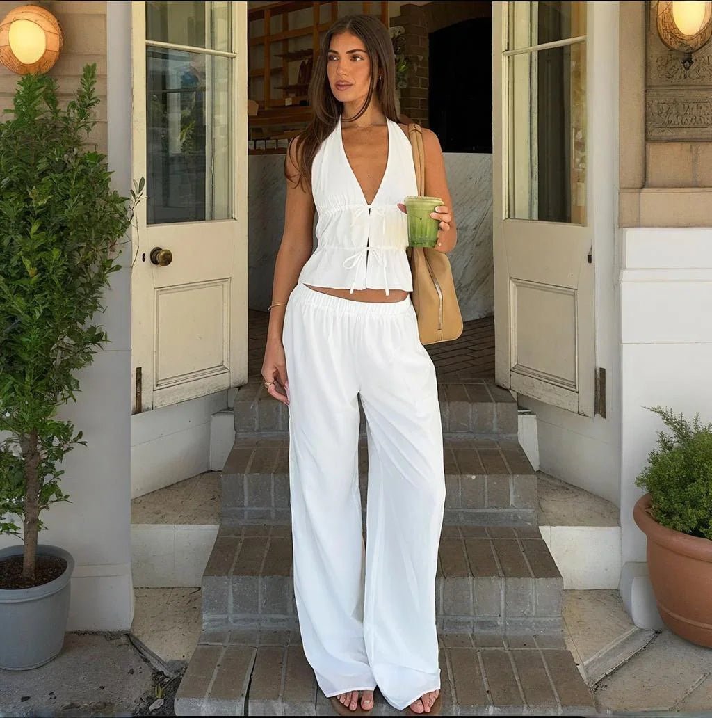 Renata Halter Cotton Two-Piece Set