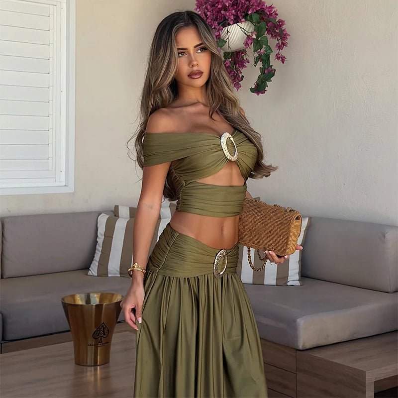 Naomi İki Parçalı Crop Takımı