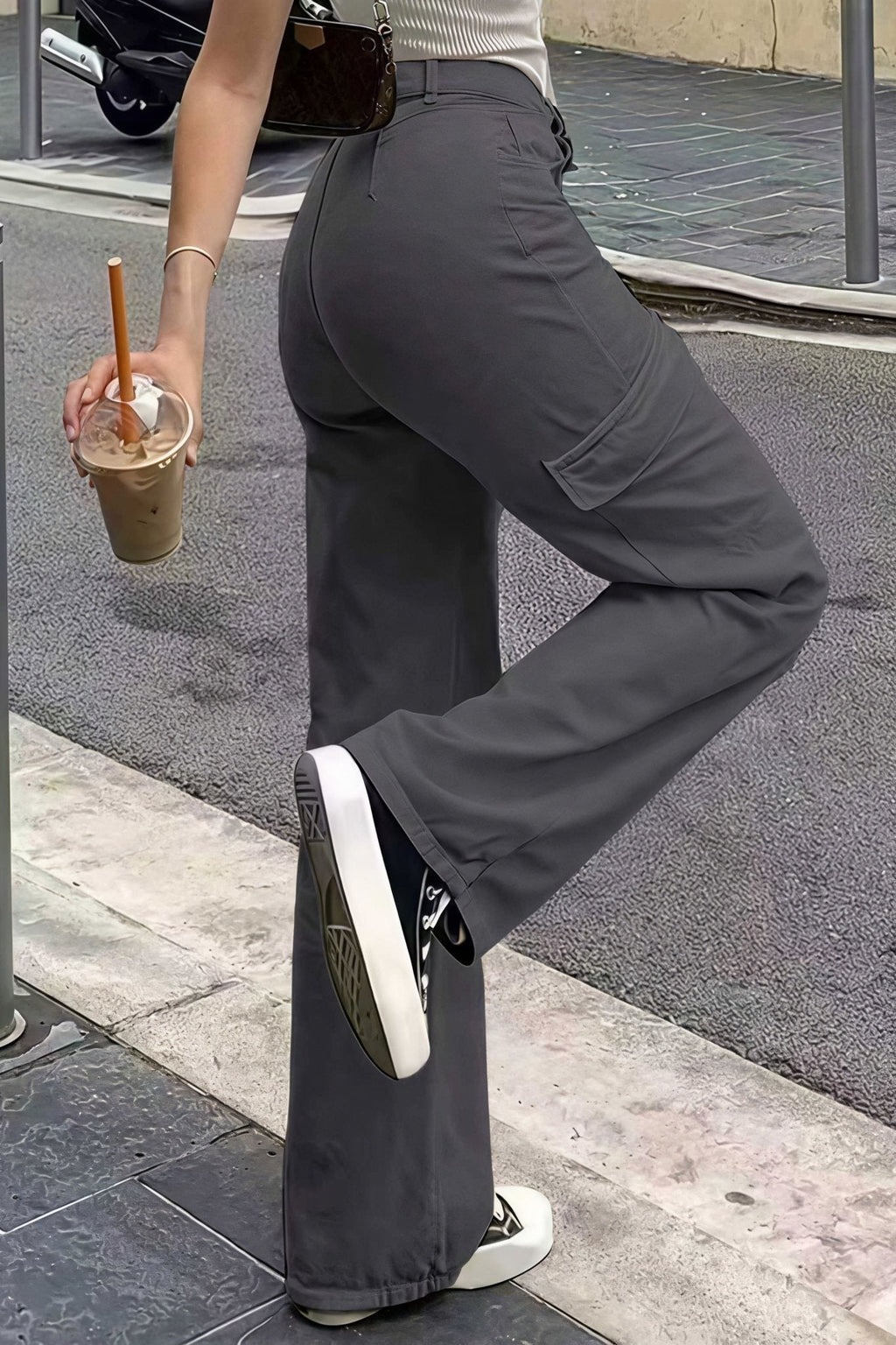 Bianca Pocket Cargo Straight Pants