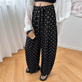 Elizabeth Polka Dot Wide Leg Linen Pants