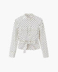 Jia Polka Dot High-Waist Trouser Set