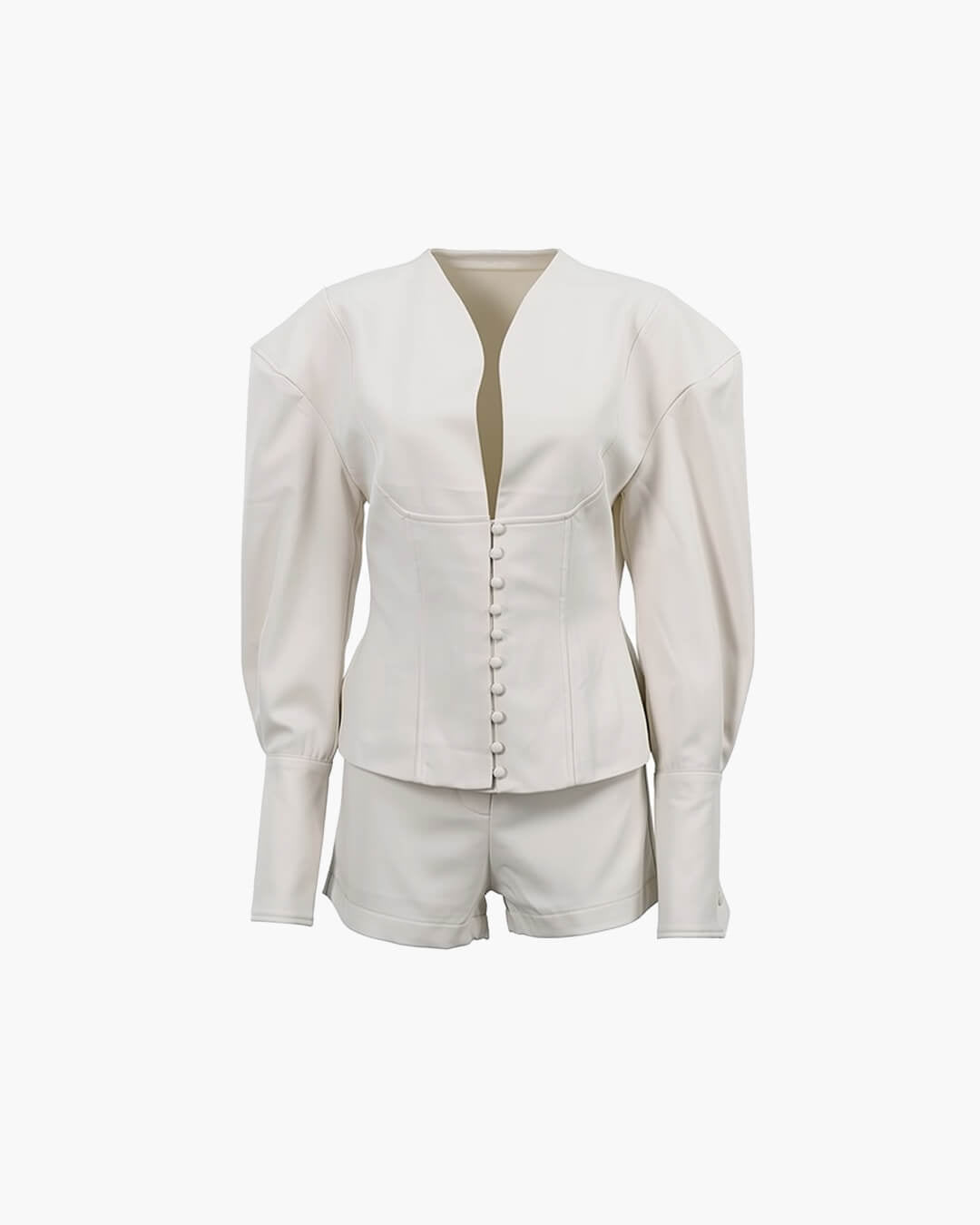 Angelica Belden Sıkılaştırılmış Blazer Ceket ve Şort Takımı
