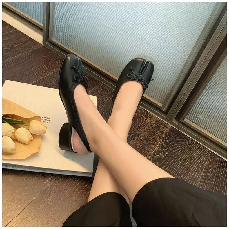 Miriam Split-Toe Bale Mary Jane Topuklu Ayakkabılar