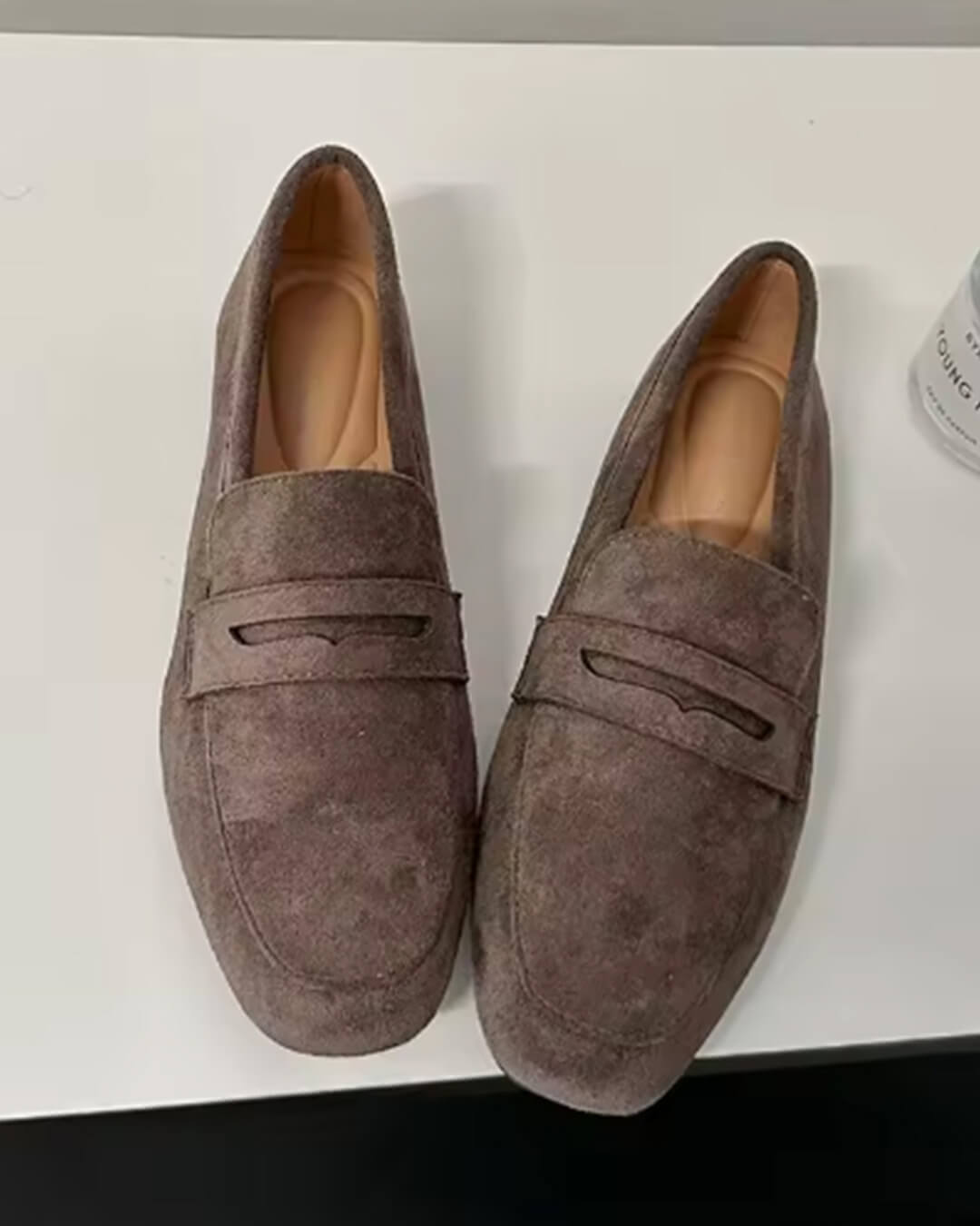Adira Süet Bağcıksız Mokasen Ayakkabılar