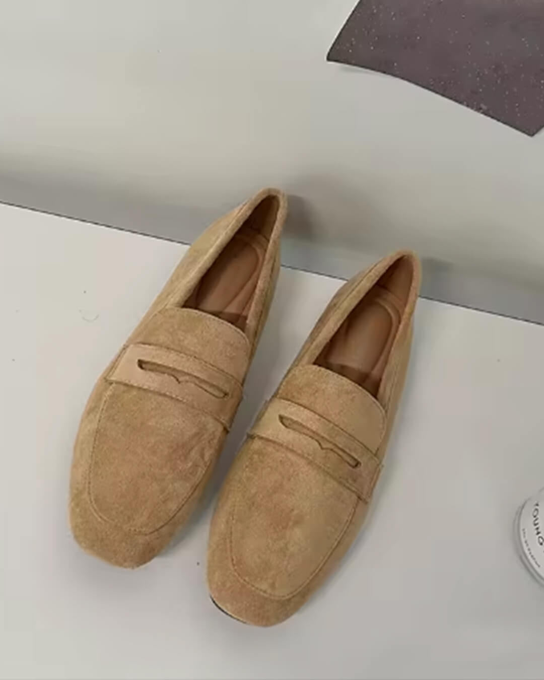 Adira Süet Bağcıksız Mokasen Ayakkabılar