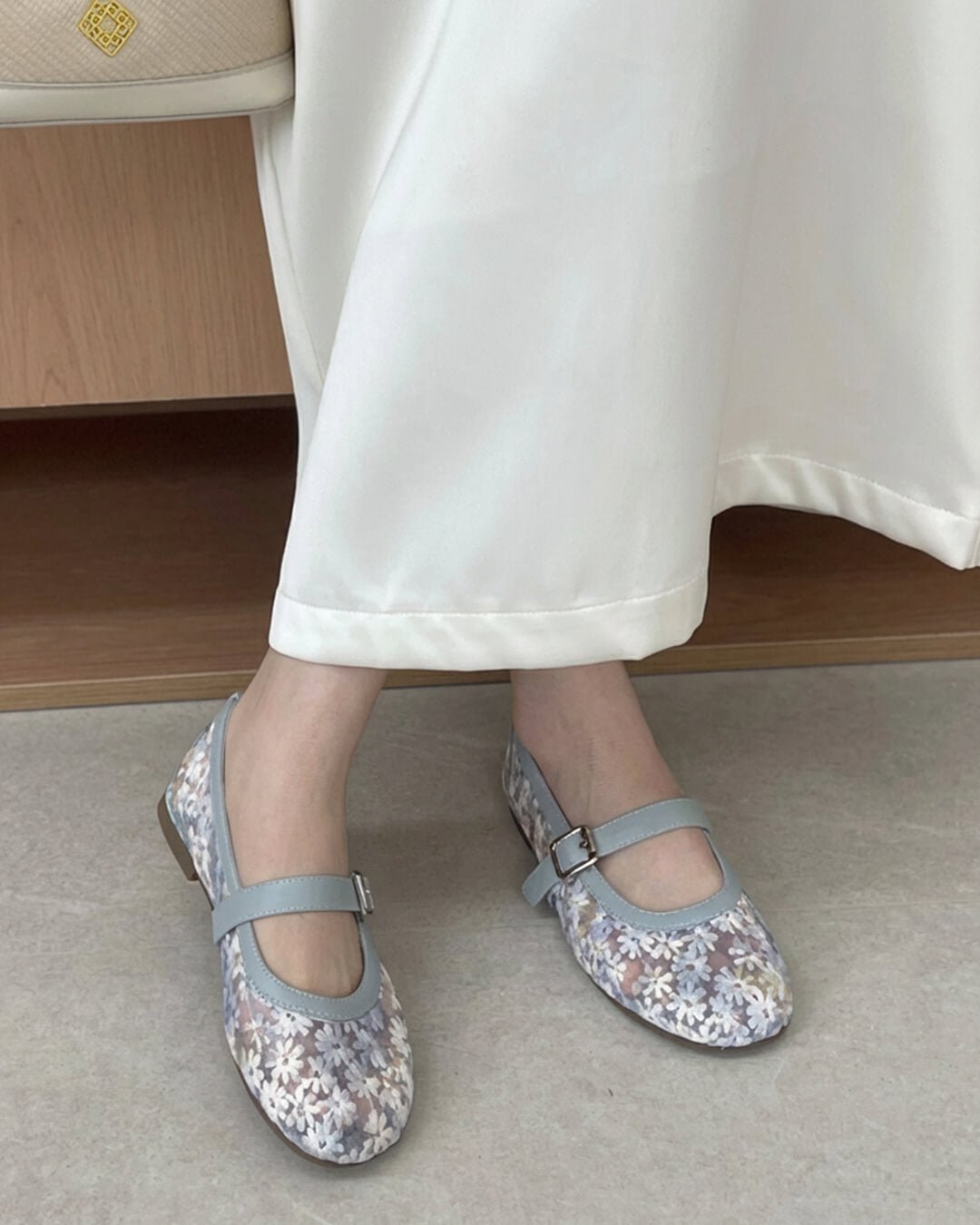 Helen Mesh Mary Jane Babet Ayakkabıları