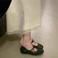 Saskia Embroidered Mesh Ballet Flats