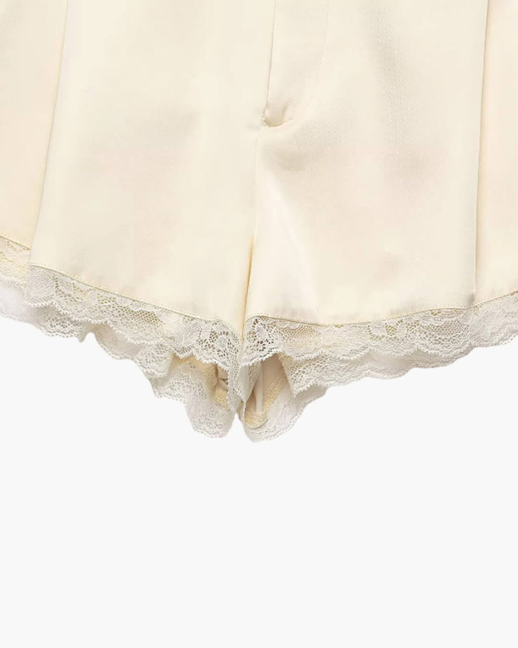 Davina High Waisted Satin Mini Shorts