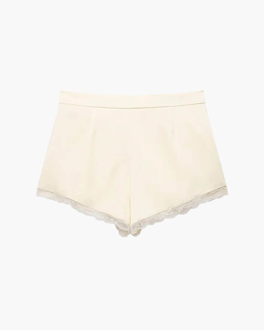 Davina High Waisted Satin Mini Shorts