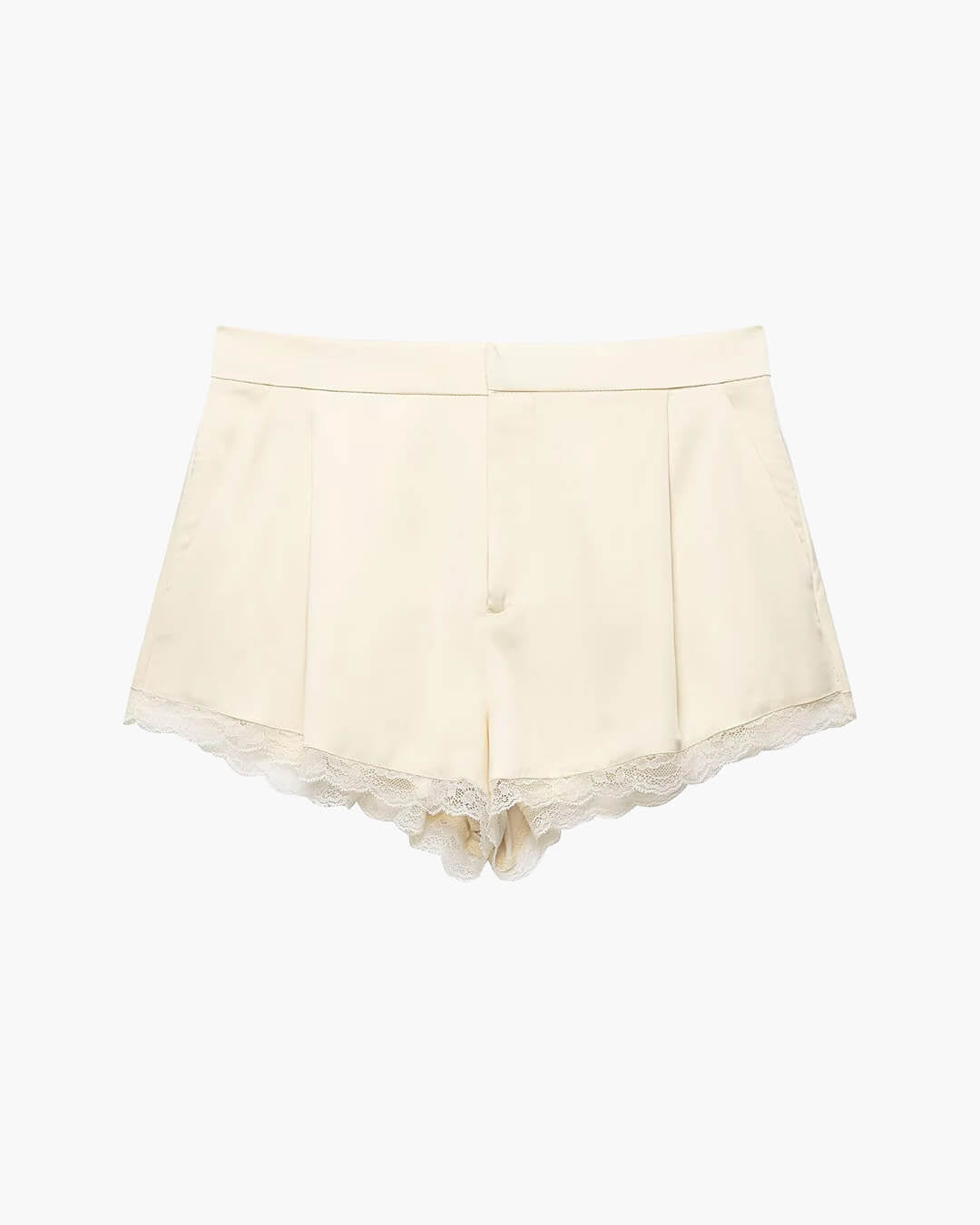 Davina High Waisted Satin Mini Shorts
