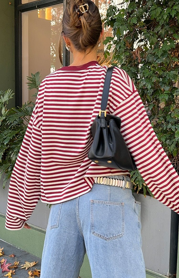Vivien Striped Oversized Knit Sweater