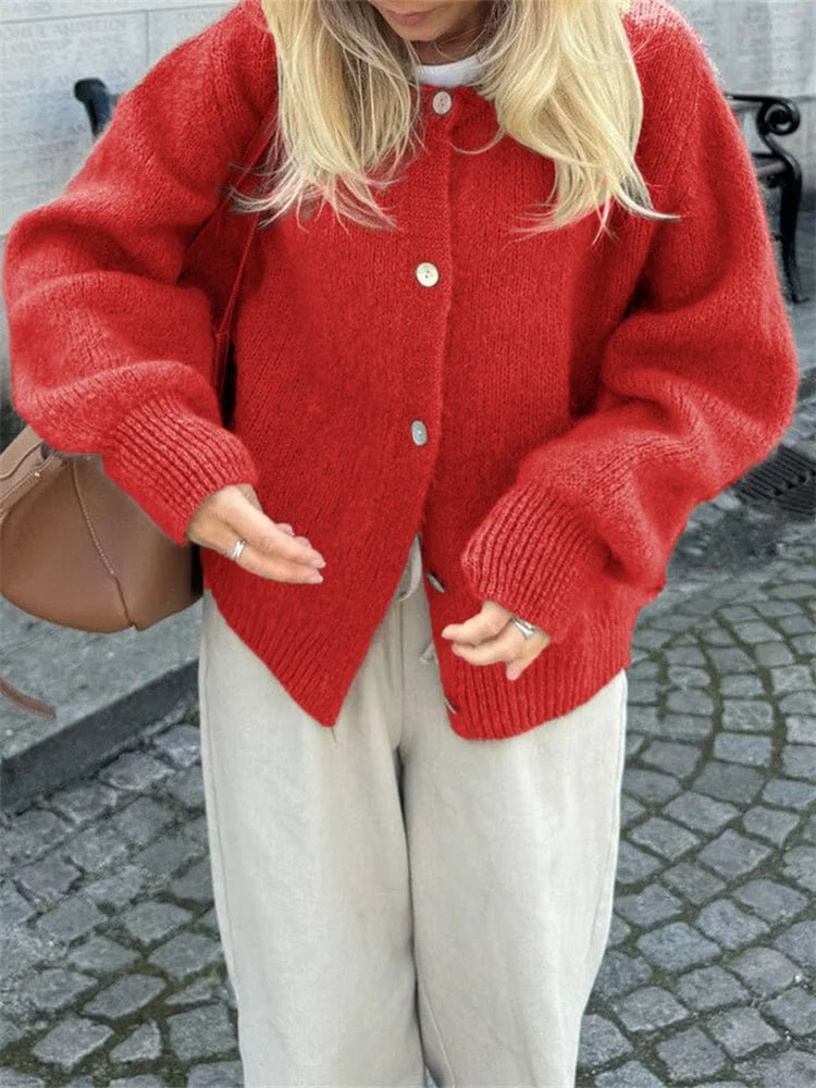 Freya Tüylü Örgü Hırka