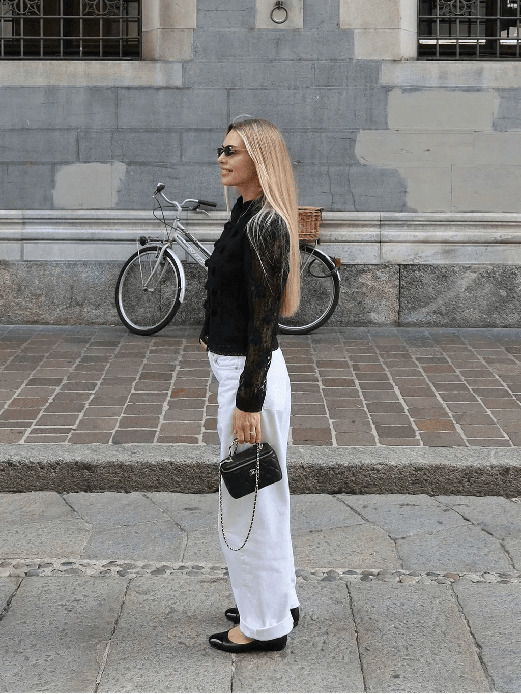 Katalina Puff Sleeve Lace Blouse