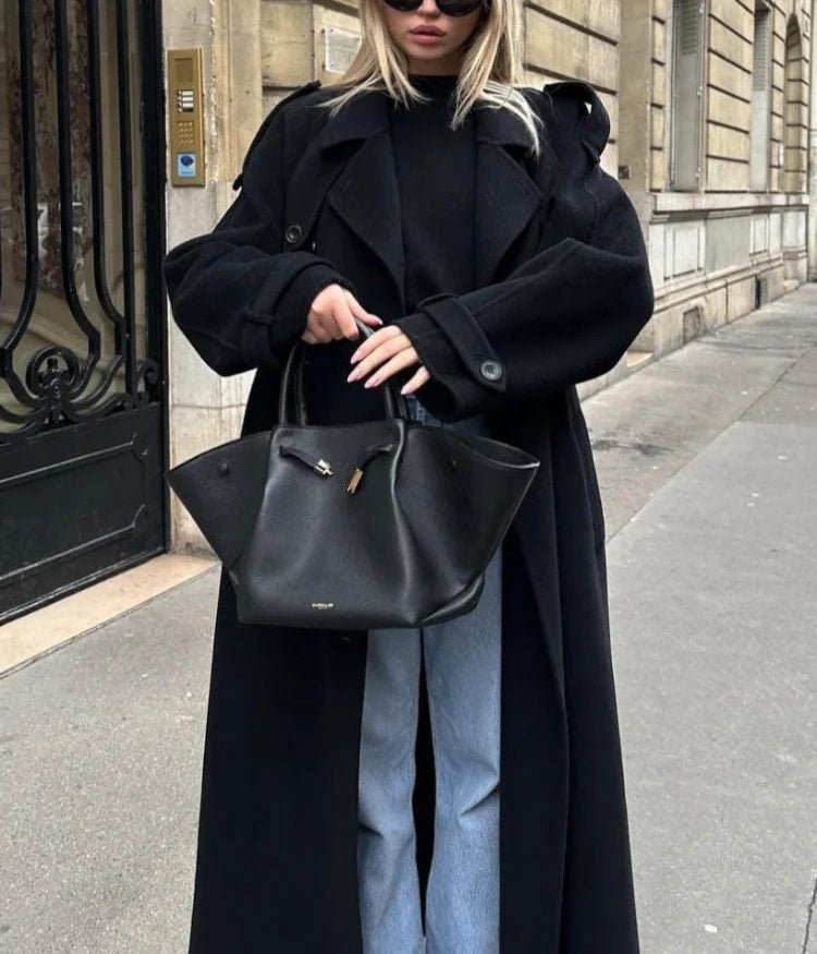 Emma Lace Up Trench Coat